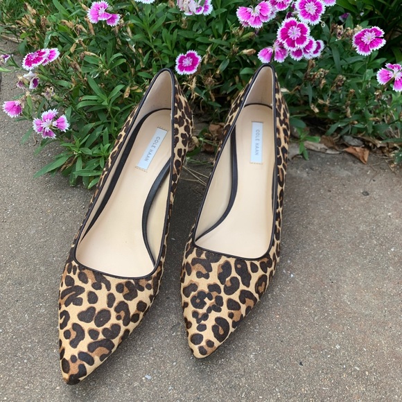 Cole Haan Shoes - Cole Haan Cheetah Print Hair Calf Vesta Pump 6.5